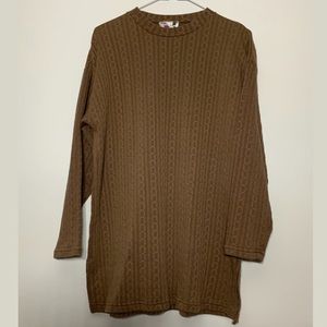 Brown Long Sleeve Top/Dress
